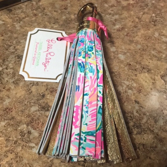 Lilly Pulitzer Tassel Keychain - Picture 6 of 7